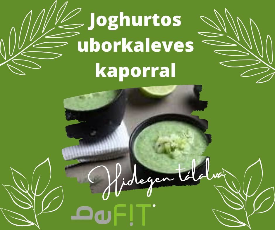 Joghurtos uborkaleves kaporral
