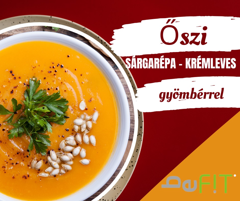 Őszi sárgarépa-krémleves gyömbérrel